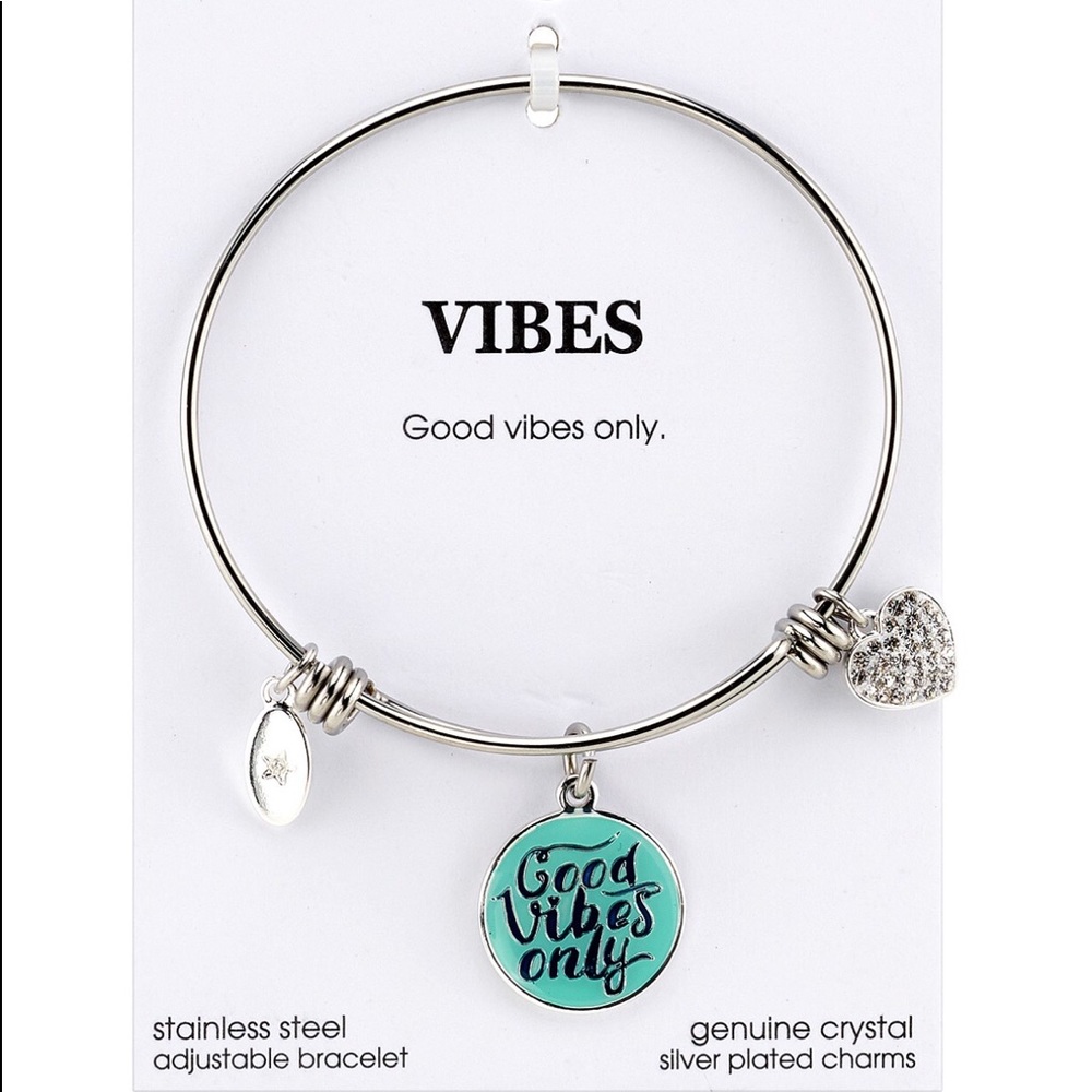 NWT❣️Unwritten “Good Vibes Only” Bracelet
